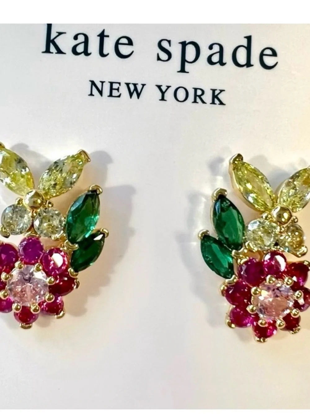 $68 Kate Spade New Bloom Flower Multicolor Earrings